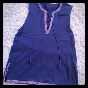 j.crew tassel top